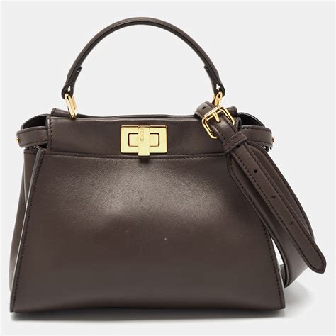 fendi mini peekaboo bag review|fendi peekaboo bag small.